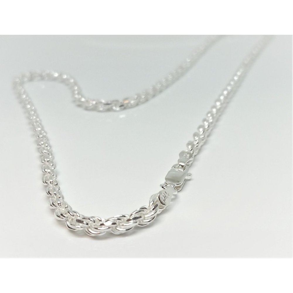 Men's Sterling Silver 20 Inch Rope Chain